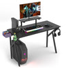 K- Shaped Gaming Computer Desk Adjustable Ergonomic Workstation Racing Table