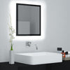 LED Bathroom Mirror Toilet Wall Mirror Engineered Wood Multi Colours vidaXL
