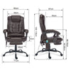 Massage Office Chair Computer Gaming Seat Swivel Recliner Chair With Footrest