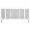 Record Cabinet Record Player Stand Sideboard White Engineered Wood