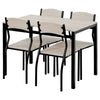Dining Table and Chairs 4 Seater Kitchen Furniture Dining Room Set for home