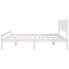 4ft6 Double Size Bed Pine Solid Wooden Bed Frame for Adults Kids Teenagers BT