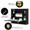 Wall-mounted Drop-leaf Table Folding Floating Laptop Desk Workstation Space Save