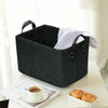 Felt Laundry Bag Toy Book Storage Basket Closet Hamper Shelf Box Home Organizer