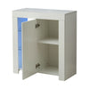 Modern Cabinet Cupboard sideboard - Matt Body and High Gloss Doors + LED Light!