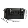 Protective Hard Carry Case Camera Travel Equipment Waterproof Storage Box Black
