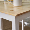 New Solid Wood Dining Table and 4 Chairs Set Home Kitchen Furniture 4 Colours