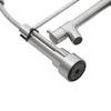 Kitchen Sink Mixer Taps Spring Pull Out Sprayer Commercial Dual Spout Swivel Tap