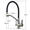 3 Way Water Filter Tap Kitchen Drinking Taps Sink Mixer Swivel Spout 2 Handles