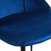 2 pcs Blue Velvet Dining Chairs Kitchen Dining room Restaurant Chair New Design