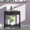 Modern Console Table 2 Drawer w/Shelf Dressing Table Hallway Hall Desk Furniture