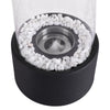 Tabletop Portable Bio Ethanol Fireplace Glass Top Burner In/Outdoor Fire Burner