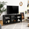 TV Stand for TVs up to 65 Inches Wooden Modern TV Console Table W/6 Open Storage