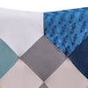 Colorful Rocking Chair Fabric Patchwork Accent Armchair Living Room Fireside
