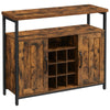 Storage Cabinet Sideboard and Buffet Table with Wine Holder Cupboard LSC094B01