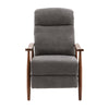 Recliner Armchair Fabric Chair Wing Back Sofa Lounge Chair Adjustable Footrest
