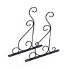 4Pcs Metal Hanging Basket Brackets Outdoor Garden Plant Hanger Hook Wall Decor