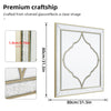 80x80cm Square Wall-mounted Mirrors Living Room Hallway Entryway Indoor Outdoor