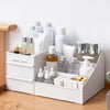 Dressing Table Top Organiser Make Up Holder Storage Box with 2 Sliding Drawers