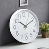 30cm Modern Wall Clock Dinner Vintage Home Office Dining Room Glass Face Clocks