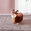 Animal Footstools Ottomans Faux Leather Padded Cushion Stool Pouffe Stool Kids