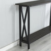 Morden 2 Tiers Console Table Entryway Hallway Table With Shelf Side Table