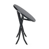Indoor Outdoor Portable Garden Patio Bistro Dining Table Folding Glass Top Table