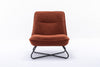 Modern Lounge Chair Sleeper Sofa Living Room Cinema Armless Chair Brown