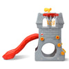 Baby Toddler 2-Step Castle Slide Kids Indoor Outdoor Play Set W/ Basketball Hoop