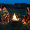 LEVEL Patio Outdoor Fire Pit 52cm Round Bowl Cast Iron LARGE Log Burner Heater