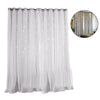 Star Blackout Window Curtains Hollow Thermal Insulated Home Bedroom Living Room