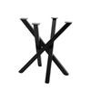Industrial Dining Table Legs Metal Table Stand DIY Furniture X Cross Frame Legs
