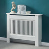 Radiator Cover White MDF Wood Grill Shelf Cabinet HomeTraditiona