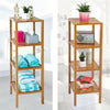 Multiple Layers Natural Bamboo Organizer Rack Storage Household Shelf Stand Unit