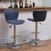 1/2/4/6x Bar Stools Gas Lift Swivel Faux Leather Kitchen Breakfast Counter Salon