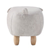 Upholstered Animal Shaped Ottoman Ride-on Footrest Stool Rest Seat TOY Kids New