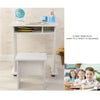 White Writing Corner Table PC Computer Desk 70cm Laptop Home Office Workstation