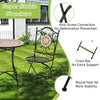 1/2/3PCS Mosaic Bistro Set Outdoor Metal Frame Garden Table & 2 Folding Chair