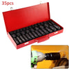 35pcs 1/2" Inch Long Reach Impact Sockets Drive Deep Impact Socket Set 8-32mm