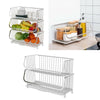 Modern Metal Stacking Wire Kitchen Vegetable Fruit Basket Storage Rack Organizer
