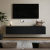 Floating TV Stand Unit Cabinet Wall Mounted High Gloss Entertainment Unit 160cm