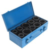 Long Reach Sockets Wheel Wrench Nut Tool 1" Deep Impact Sockets Set 22-50mm 10pc