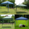 2x2M/3x3M Gazebo Party Tent BBQ Garden Canopy Marquee Waterproof Outdoor NO Side