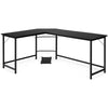 L-Shaped Corner Computer Desk Large PC Laptop Table Workstation with CPU Stand
