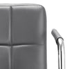 2 Pieces Upholstered Swivel Stool Adjustable Height Chair Office Desk Bar Stool