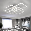Modern LED Ceiling Light Bedroom Living Room Dimmable Pendant Lamp With Remote