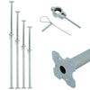 1/2x Adjustable Acrow Acro Props Zinc Plated Builders Floor Props Strong Support