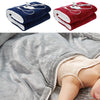 ELECTRIC HEATED THROW OVER BLANKET SOFT FLEECE WASHABLE HOME OFFICE TIMER WARMUK