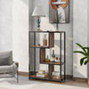 Industrial Bookcase 3-Tier Storage Rack Living Room Home Office Steel Frame