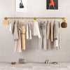 Wall Mounted Industrial Pipe Clothes Rack Clothing Rod Garment Rack Laundry Room